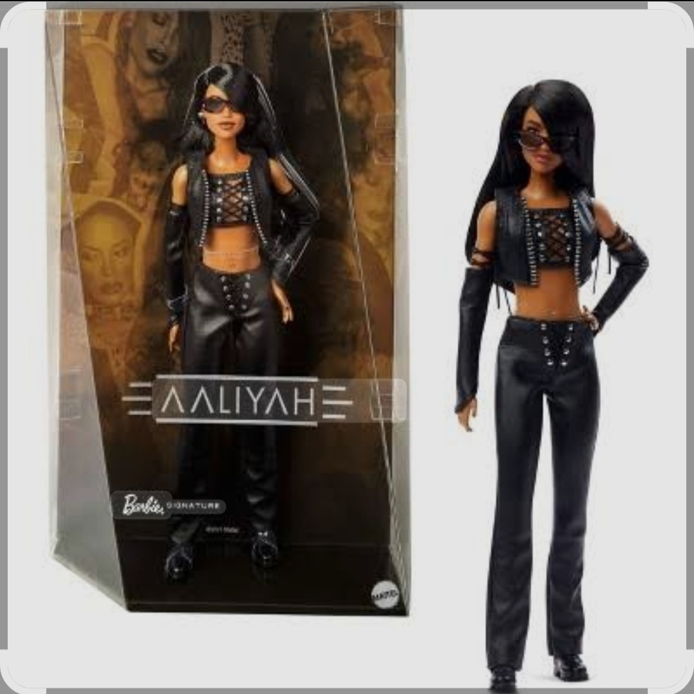 Barbie Signature Doll in Black Leather Outfit